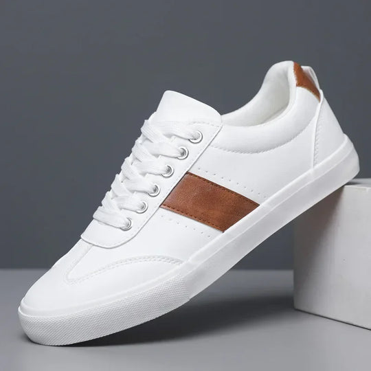 Slip-On Sneaker Herren Wildleder Streifen Leicht
