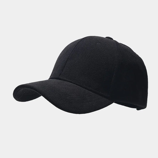Wildleder Optik Cap Herren Schirmmütze Kappe Vintage