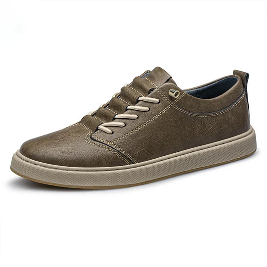 Leder Sneaker Herren Schnürung Handgefertigt Zeitlos