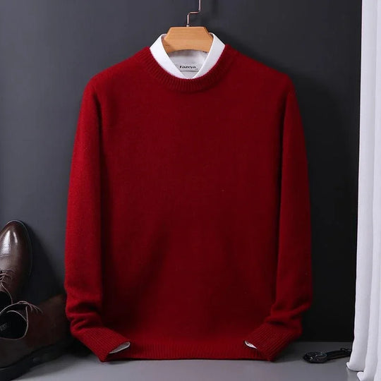 Reiner Kaschmir Pullover Herren Strickpullover Elegant