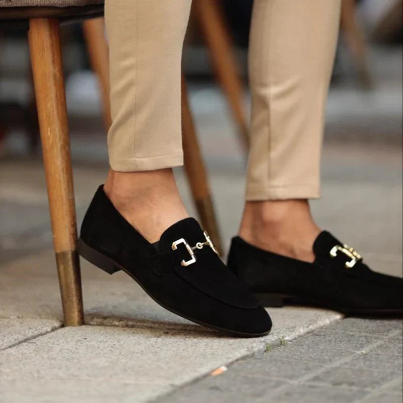 Italienische Leder Loafer Herren Elegant Handgefertigt