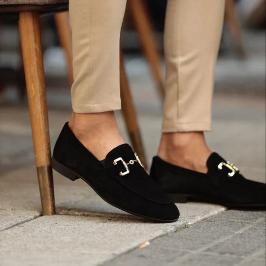Italienische Leder Loafer Herren Elegant Handgefertigt
