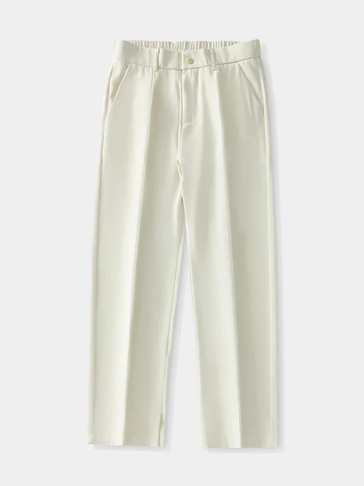 Klassische Casual Hose Herren Elegante Stoffhose Chino