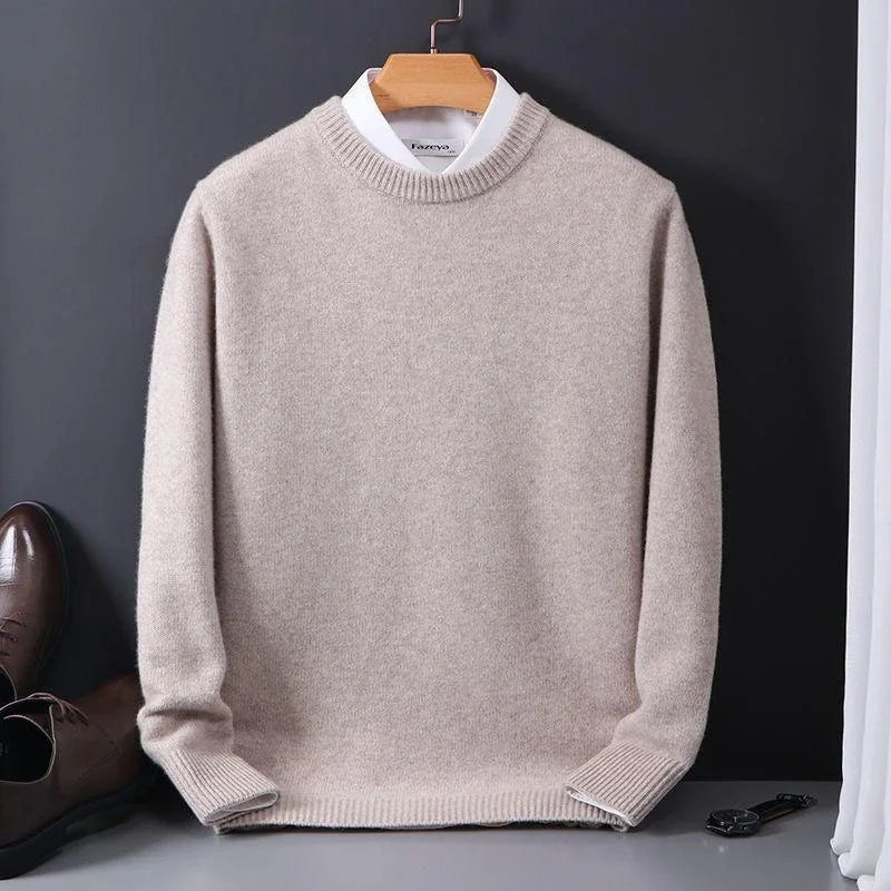 Reiner Kaschmir Pullover Herren Strickpullover Elegant