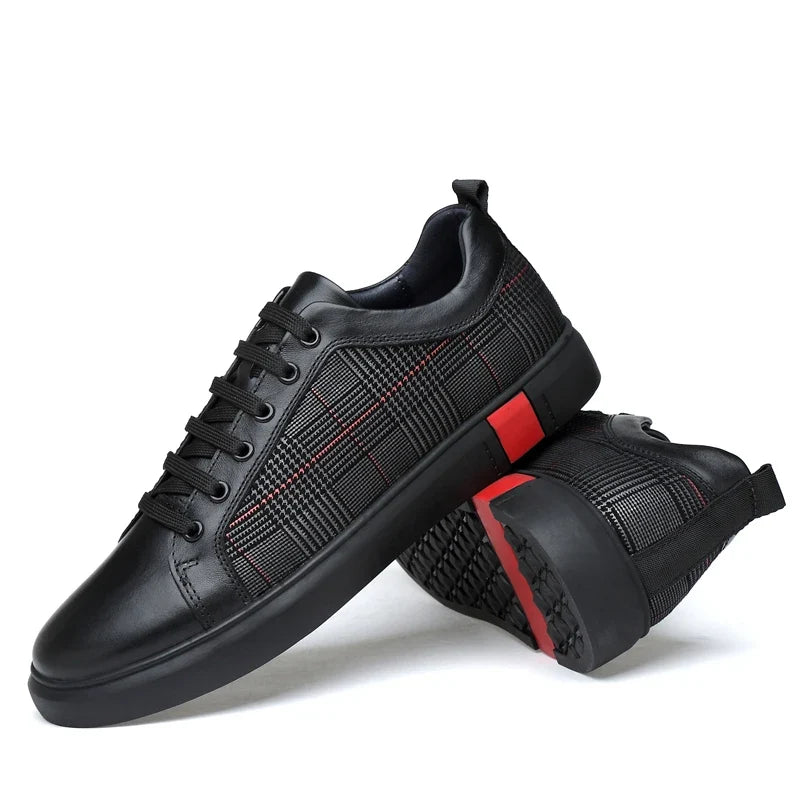 Echtleder Sneaker Herren Italienisch Casual Komfort