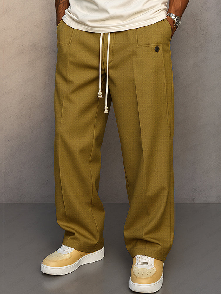 Elegante Anzughose Herren Business Stoffhose Klassisch