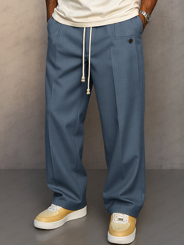 Elegante Anzughose Herren Business Stoffhose Klassisch