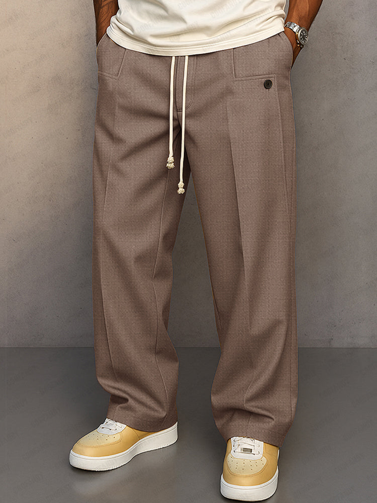 Elegante Anzughose Herren Business Stoffhose Klassisch