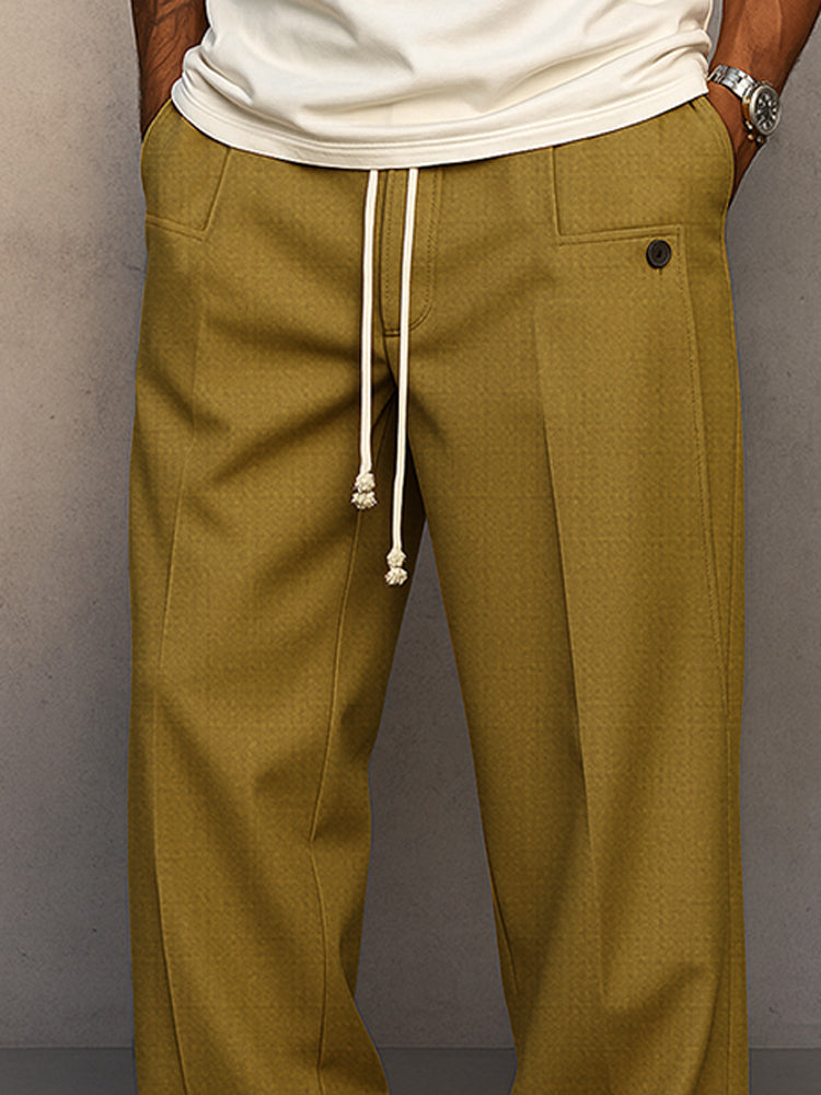 Elegante Anzughose Herren Business Stoffhose Klassisch