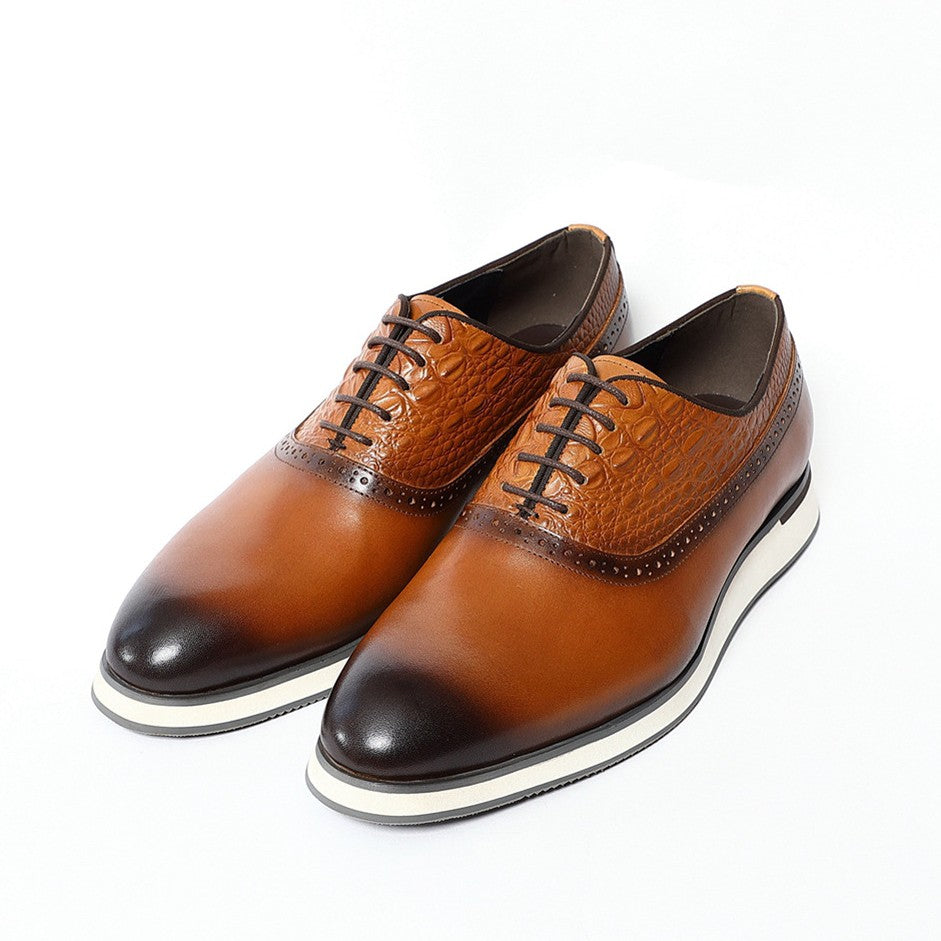 Polierte Rindsleder Oxford Herren Business Anzugschuhe