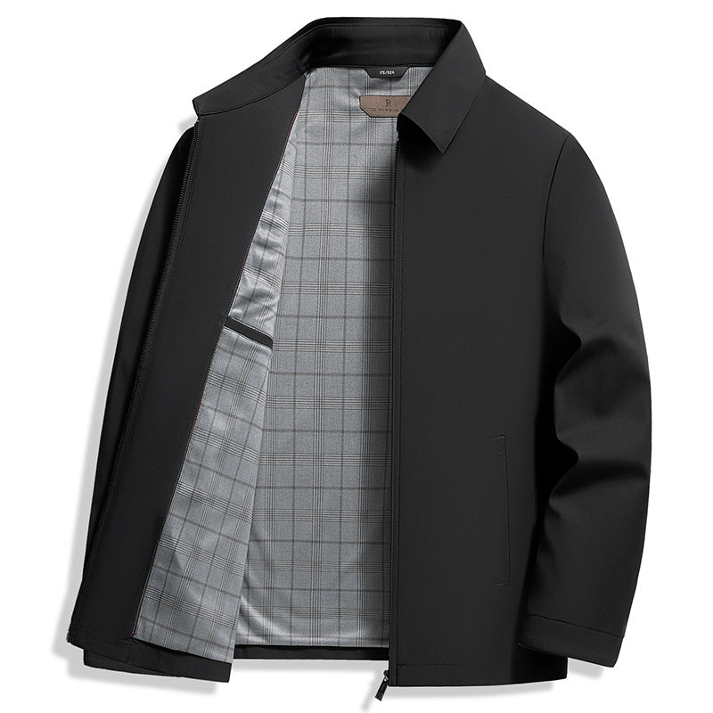 Elegante Business Jacke Herren Knitterfrei Winddicht