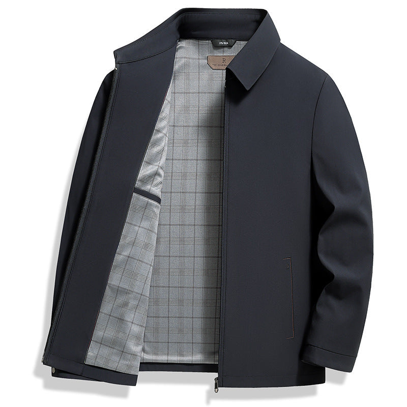 Elegante Business Jacke Herren Knitterfrei Winddicht