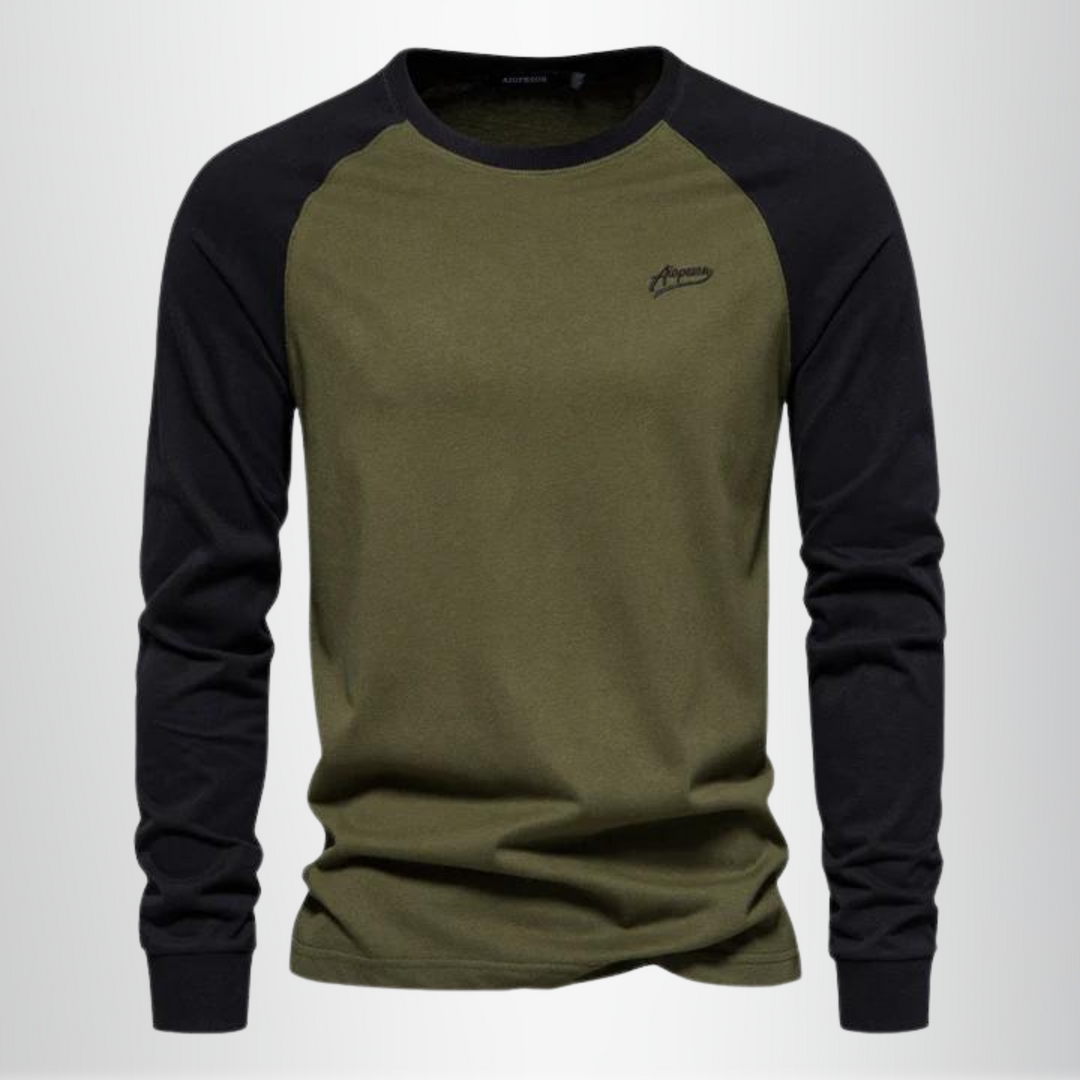 Herren Langarmshirt aus Merinowolle – Raglan Longsleeve