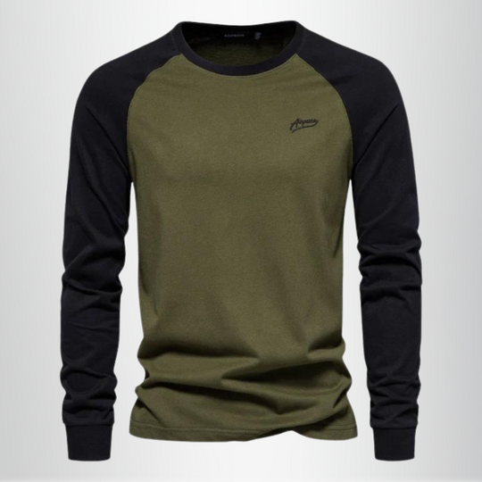 Herren Langarmshirt aus Merinowolle – Raglan Longsleeve