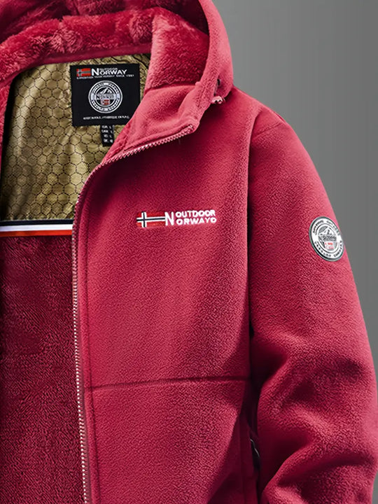 Thermo Winterjacke Herren Fleece Gefüttert Warm Outdoor