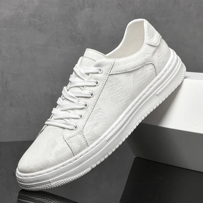 Rindsleder Sneaker Herren Camouflage Muster Handarbeit