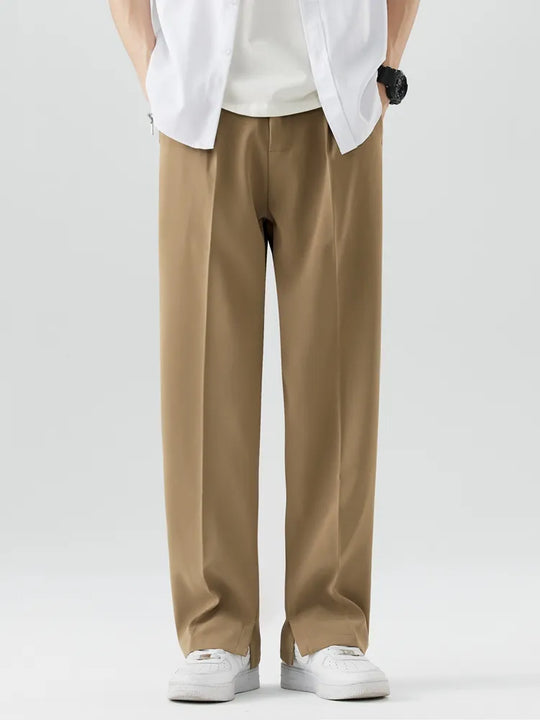 Klassische Casual Hose Herren Elegante Stoffhose Chino