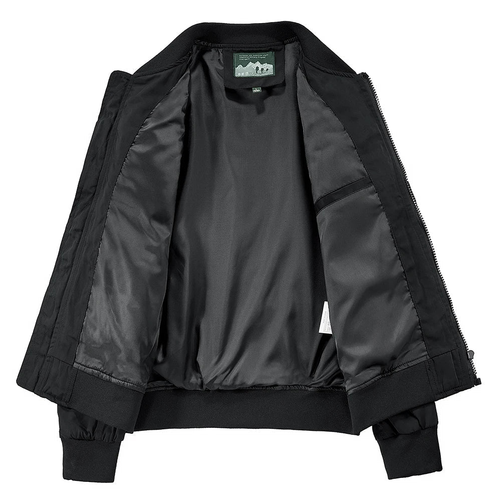 Multitaschen Jacke Herren Robust Hoher Kragen Outdoor