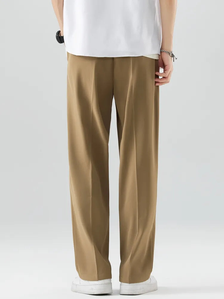Klassische Casual Hose Herren Elegante Stoffhose Chino