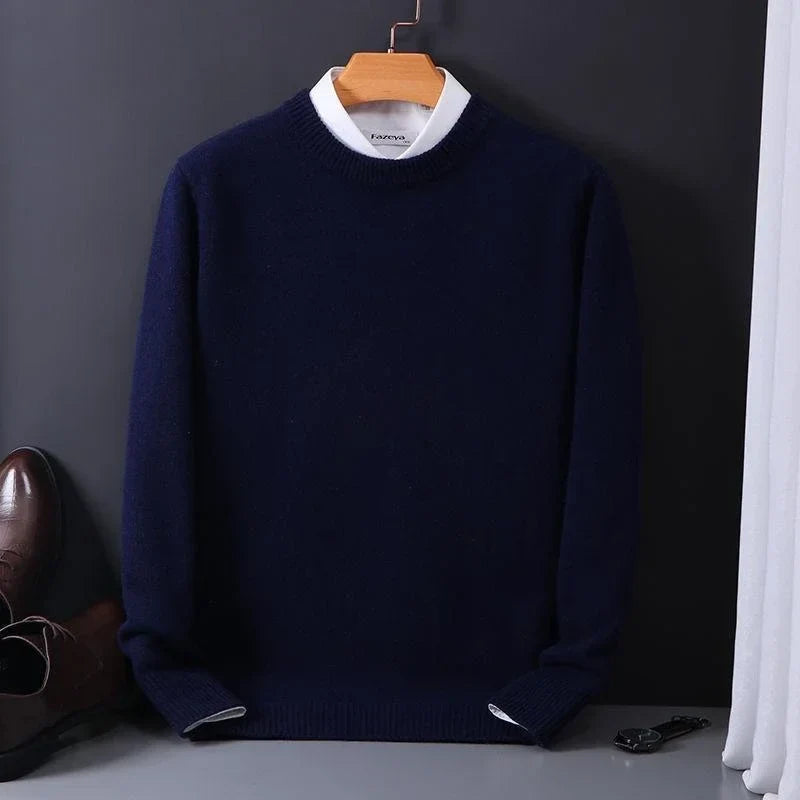 Reiner Kaschmir Pullover Herren Strickpullover Elegant
