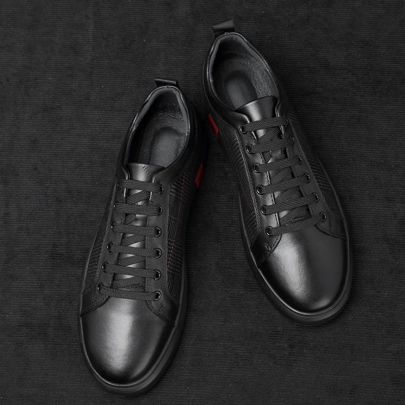 Echtleder Sneaker Herren Italienisch Casual Komfort