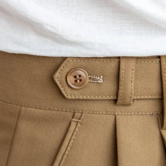 Herren Stoffhose mit geradem Bein – Anzughose aus Polyester