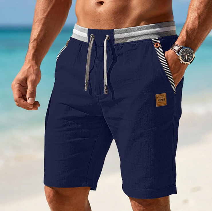 Herren Shorts mit Kordelzug – Lockere Sommer Shorts