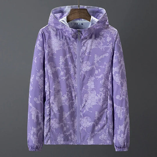 Leichte Camouflage Jacke Herren Kapuze Atmungsaktiv