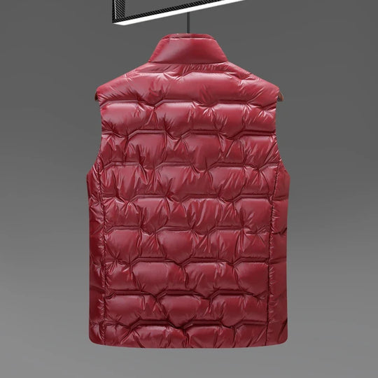 Winddichte Daunenjacke Herren Gesteppt Leicht Warm
