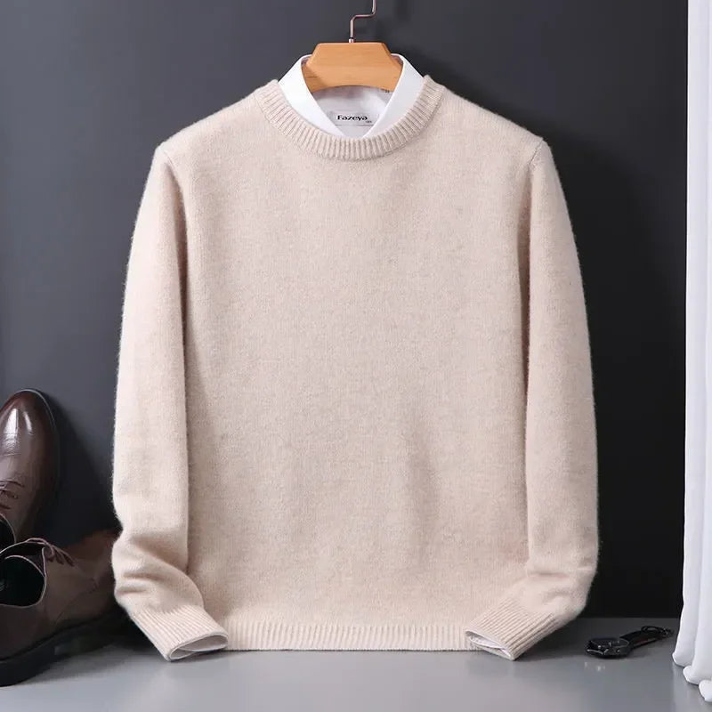Reiner Kaschmir Pullover Herren Strickpullover Elegant