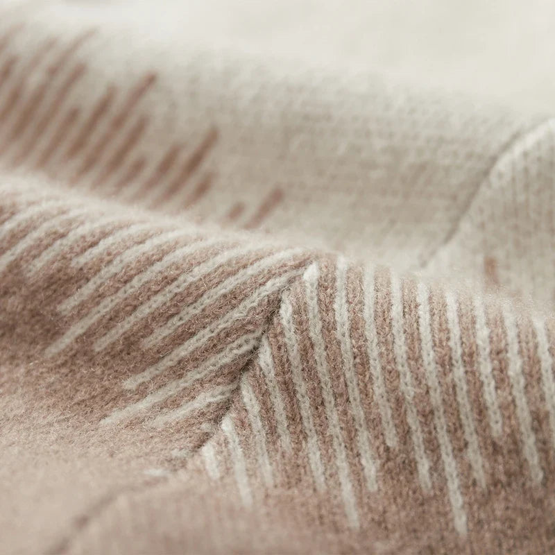 Merinowolle Pullover Herren Farbverlauf Feine Fasern
