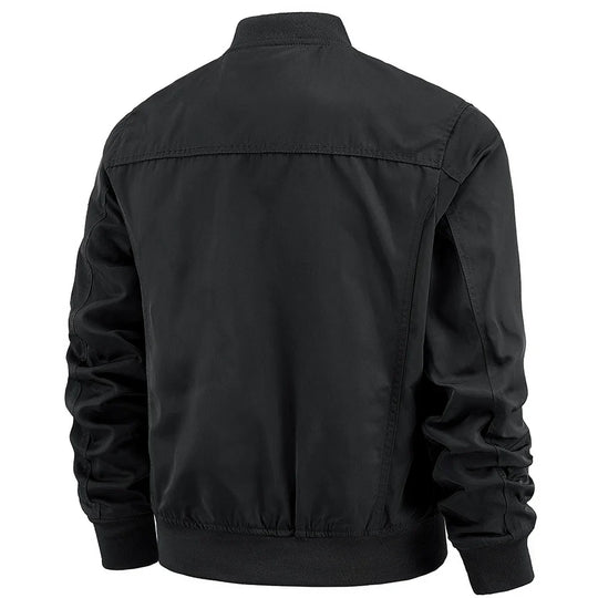 Multitaschen Jacke Herren Robust Hoher Kragen Outdoor