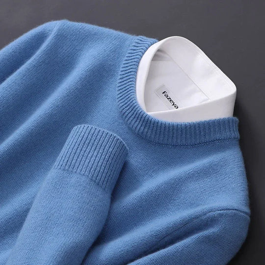 Reiner Kaschmir Pullover Herren Strickpullover Elegant