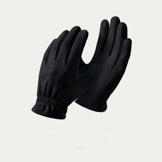 Wildleder Handschuhe Herren Touchscreen Elastischer Bund