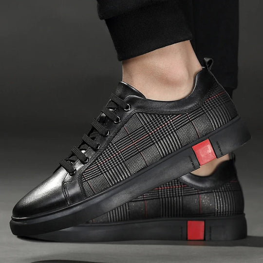 Echtleder Sneaker Herren Italienisch Casual Komfort