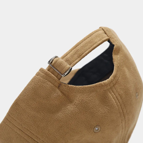 Wildleder Optik Cap Herren Schirmmütze Kappe Vintage