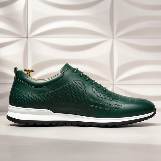 Rindsleder Sneaker Herren Orthopädisch Komfort Casual