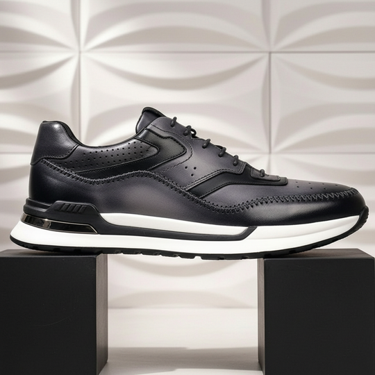 Rindsleder Sneaker Herren Vintage Casual Freizeit