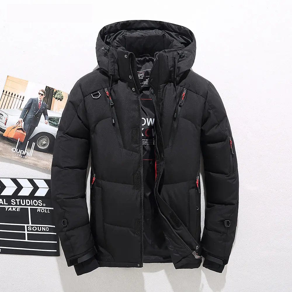 Premium Daunenjacke Herren Puffer Winter Warm Gesteppt