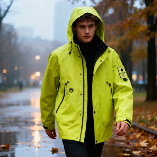Wasserdichte Softshell Jacke Herren Kapuze Outdoor Tech