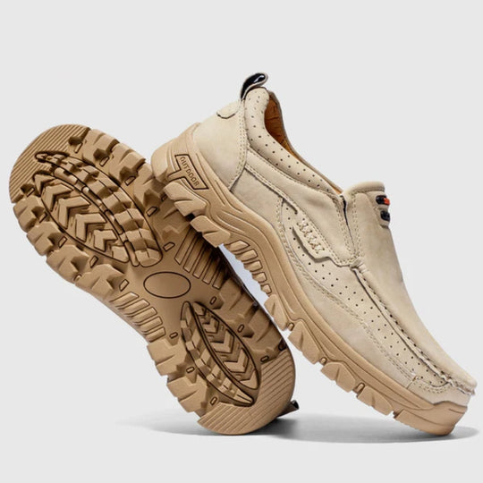 Handgefertigte Lederschuhe Herren Ziernaht Profilsohle
