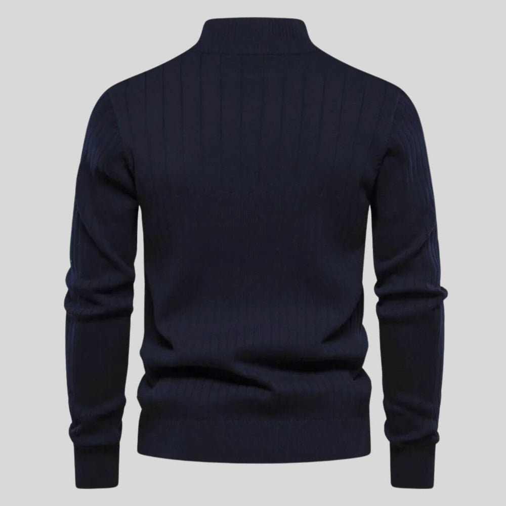 Premium Komfort Pullover Herren Strickpullover Basic