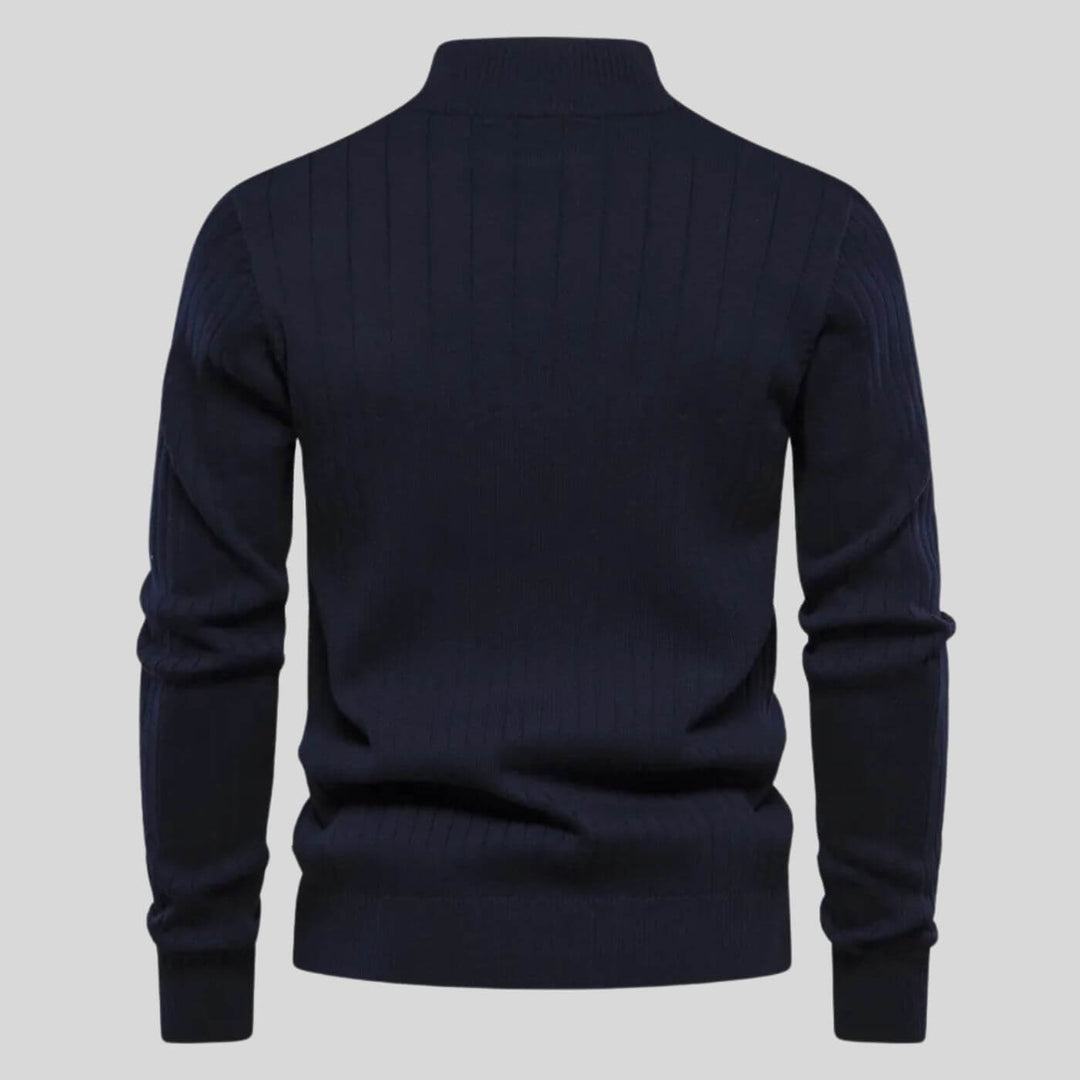 Premium Komfort Pullover Herren Strickpullover Basic