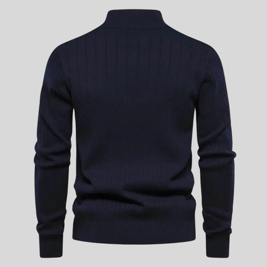 Premium Komfort Pullover Herren Strickpullover Basic