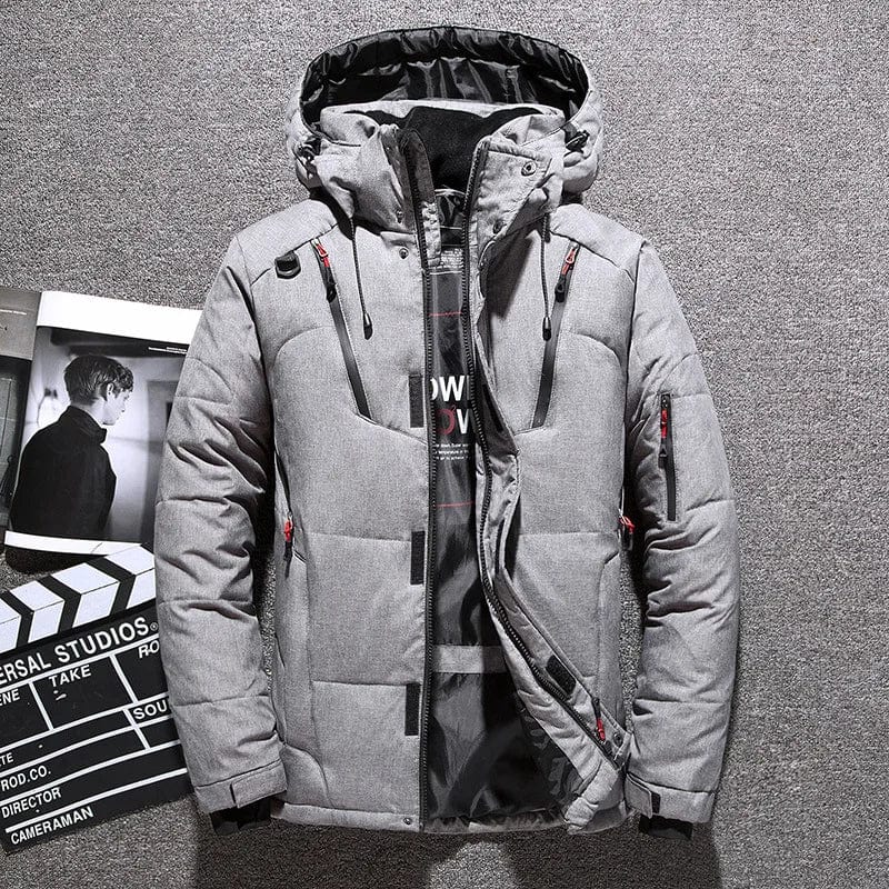 Premium Daunenjacke Herren Puffer Winter Warm Gesteppt