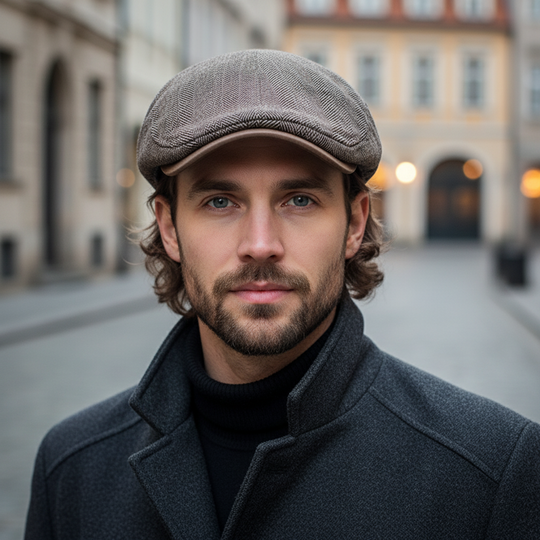 Klassische Baskenmütze Herren Elegant Barett Vintage