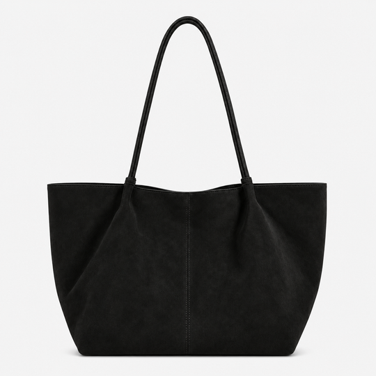 Shopper Damen Wildlederoptik Groß Handtasche Alltag Büro