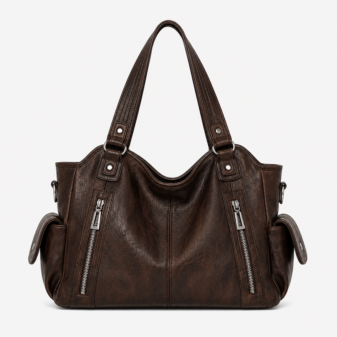 Schultertasche Damen Groß Handtasche Strukturiert