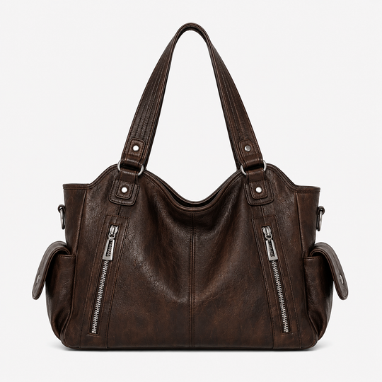 Schultertasche Damen Groß Handtasche Strukturiert