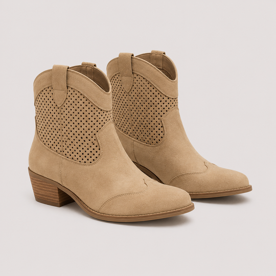 Cowboystiefel Damen Bequem Western Alltag Stiefel